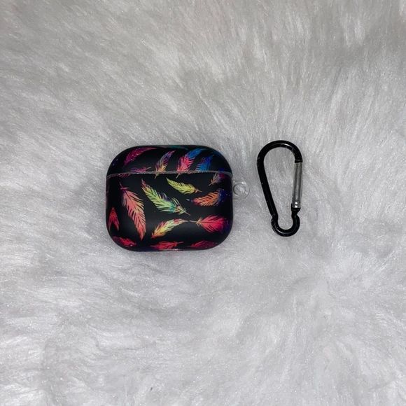 Other - Colorful Feather Print 3rd Generation Airpod Case
